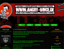 Tablet Screenshot of angry-voice.de